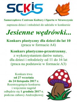 Konkurs Jesienne wedrowki...