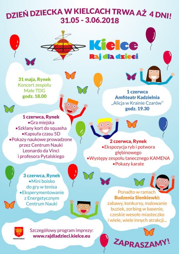 Dzień Dziecka w Kielcach trwa aż 4 dni!