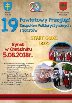 Przegląd Zespołów Folklorystycznych - Chmielnik 2018