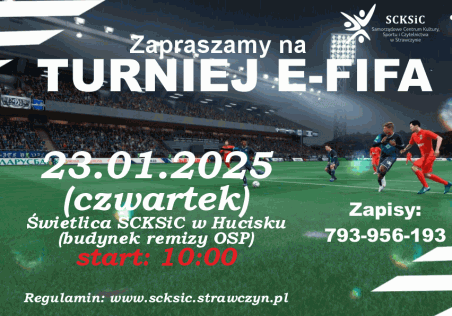 Plakat turniej e fifa 2025