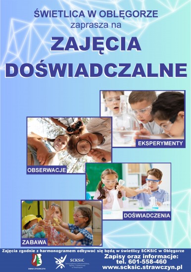 plakat zajęcia doświadczalne 2025