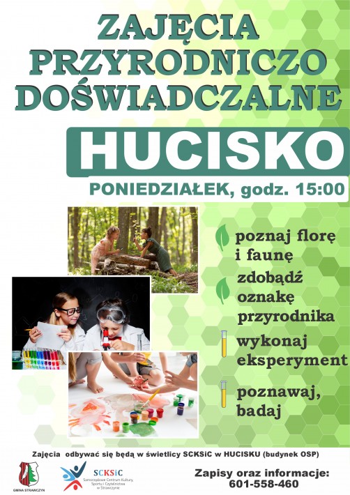 plakat zajęcia przyrodnicze 2025 Hucisko