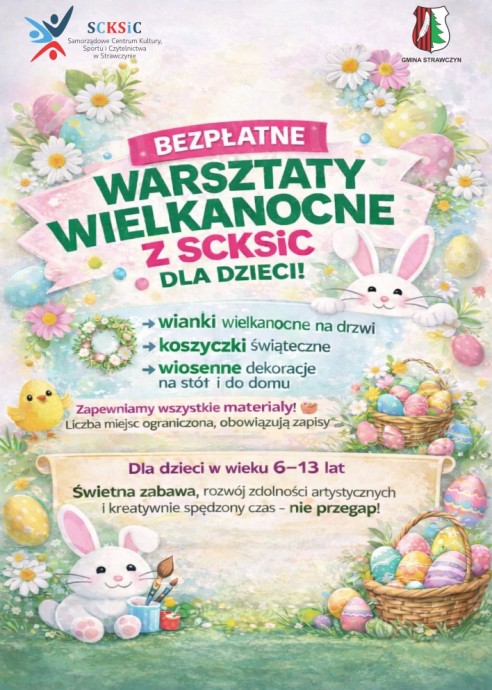 plakat 2026 warszaty wielkanocne www